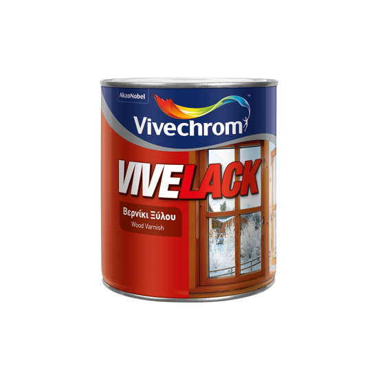 Εικόνα της Vivechrom Vivelack 501 Διακοσμητικό και Προστατευτικό Βερνίκι Ξύλου Γυαλιστερό Διαλύτου Άχρωμο 200ml