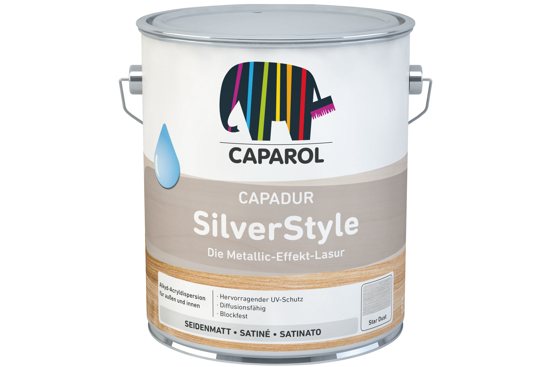 Εικόνα της Caparol Capadur SilverStyle Βερνίκι Νερού με Μεταλλιζέ Φινίρισμα 750ml