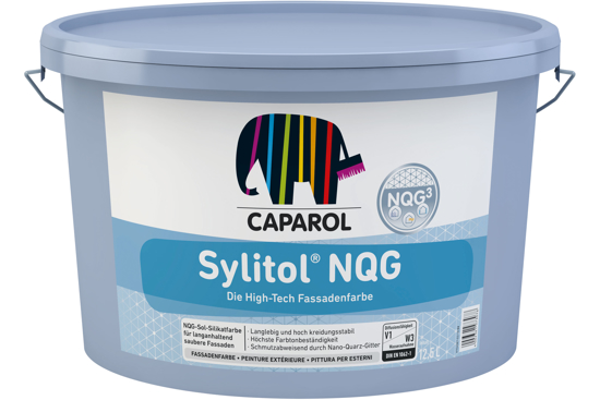Εικόνα της Caparol Sylitol NQG Χρώμα Υδρυάλου Νανοτεχνολογίας για Εσωτερική και Εξωτερική Χρήση Λευκό Ματ 12,5lt