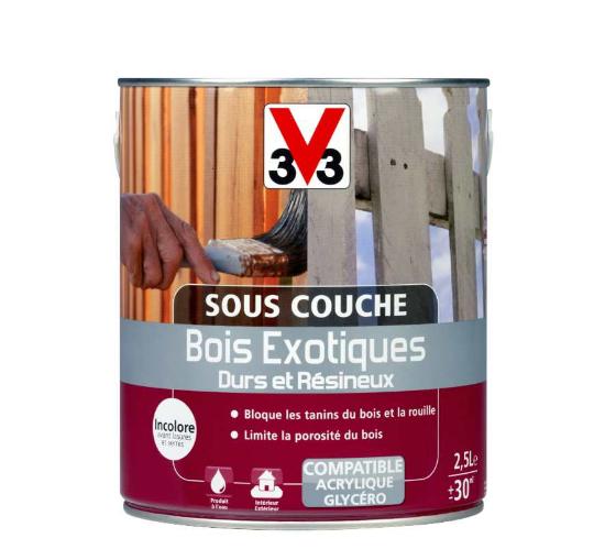 Εικόνα της 3v3 Sous-Couche Bois Exotique Άχρωμο Aστάρι για Εξωτικό Ξύλο 0,50LT