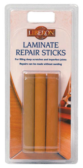Εικόνα της Liberon Laminate Repair Sticks Γεμιστικό Κερί σετ 3 αποχρώσεων