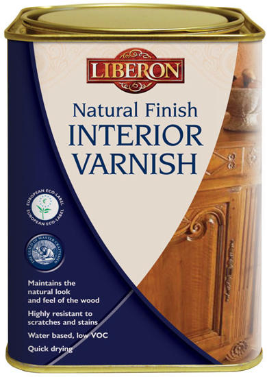 Εικόνα της Natural Finish Interior Varnish Liberon Άχρωμο Ματ 1lt
