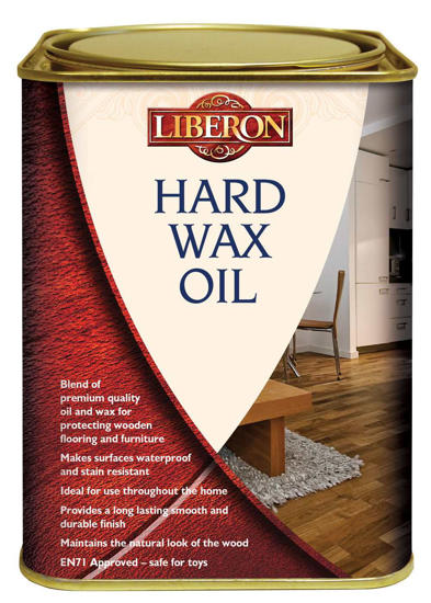 Εικόνα της Hard Wax Oil Satin 1lt διάφανο σατινέ