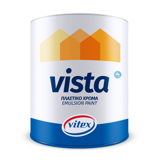 Εικόνα της Vitex Vista  Πλαστικό Ματ Χρώμα Εσωτερικής Χρήσης Λευκό