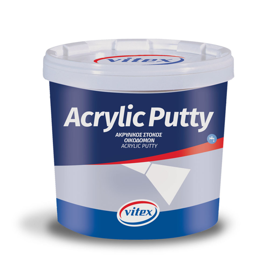 Εικόνα της Vitex Acrylic Putty Ακρυλικός Στόκος Οικοδομών Λευκός Ακρυλικός Στόκος Εσωτερικής και Εξωτερικής χρήσης