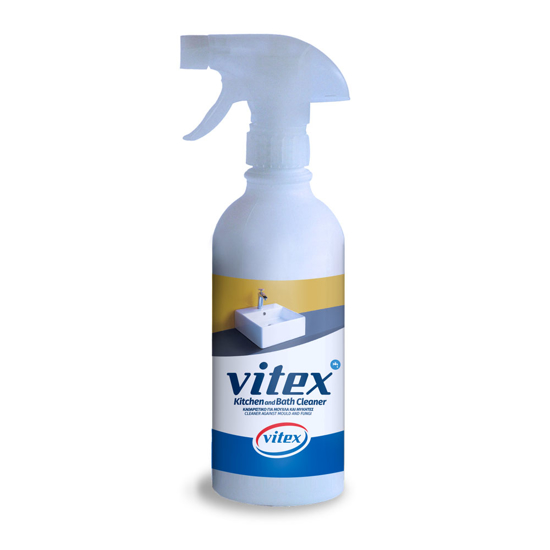 Εικόνα της Vitex Kitchen & Bath Cleaner Καθαριστικό για Λεκέδες και Υπολείμματα Μούχλας 500ml