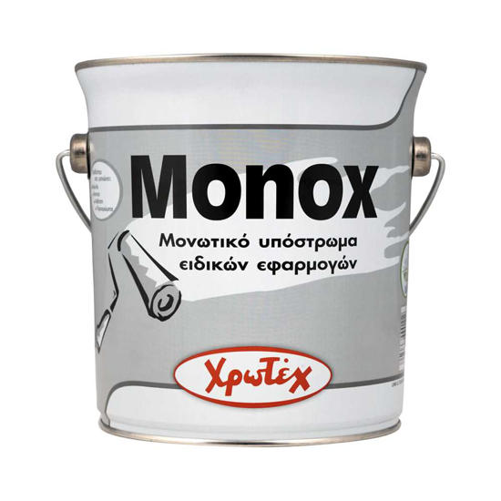 Εικόνα της Χρωτέχ Monox Μονωτικό Αστάρι Διαλύτου  για Δύσκολες Επιφάνειες Λευκό 0,75lt