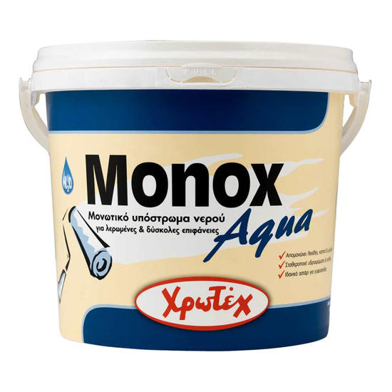Εικόνα της Χρωτέχ Monox Aqua Μονωτικό Αστάρι Νερού για Δύσκολες Επιφάνειες Λευκό