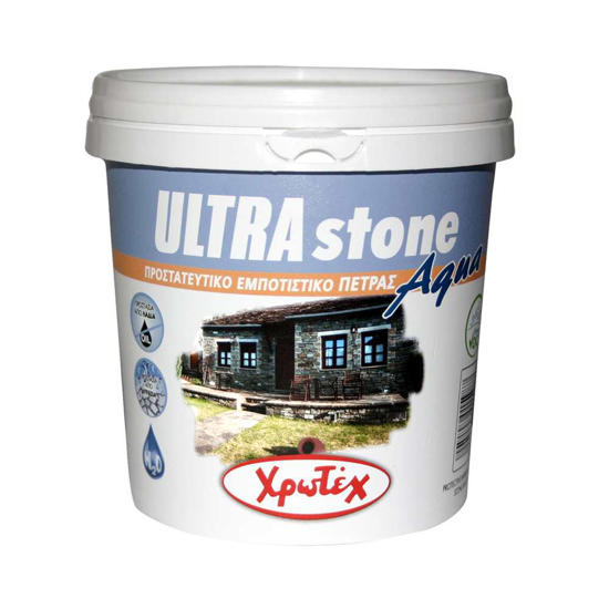 Εικόνα της Χρωτέχ Ultrastone Aqua Βερνίκι Πέτρας Νερού Άχρωμο