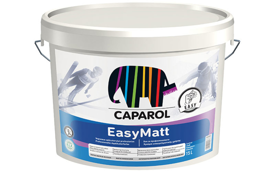 Εικόνα της Caparol EasyMatt ExtraWhite Πλαστικό Χρώμα Οικολογικό για Εσωτερική Χρήση Λευκό Ματ