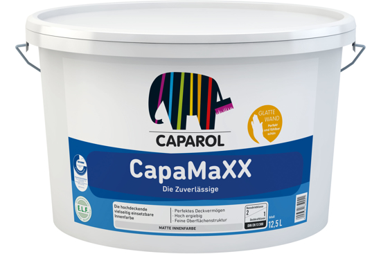Εικόνα της Caparol CapaMaXX ELF Πλαστικό Χρώμα Υψηλής Ποιότητας Οικολογικό Λευκό Ματ