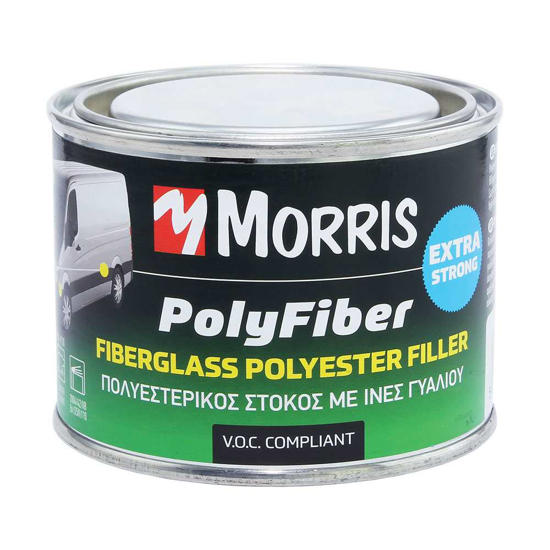 Εικόνα της Morris Polyfiber Πολυεστερικός Στόκος με Ίνες Γυαλιού Καφέ/Γκρι