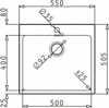 Εικόνα της Maidtec Νεροχύτης Ανοξείδωτος Inset Ledge (55x50,5) 1B