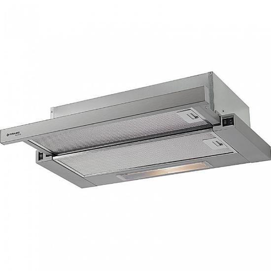 Εικόνα της Pyramis Power Slim Συρόμενος Απορροφητήρας 60cm Inox