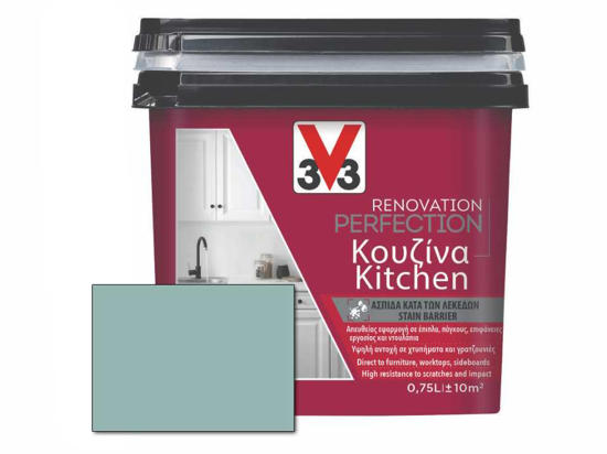 Εικόνα της V33 Χρώμα Ανακαίνισης Renovation Perfection Κουζίνας Agave Green Satin