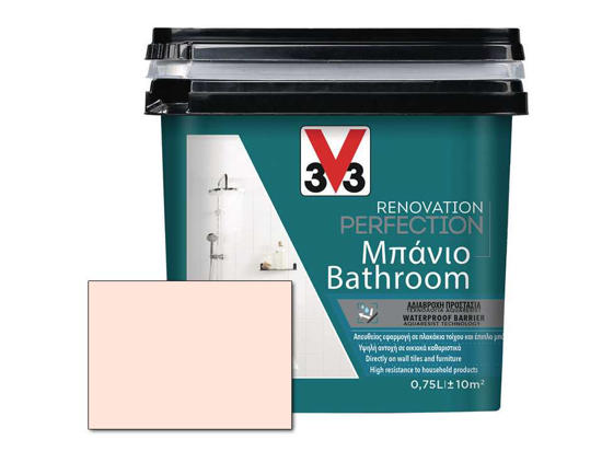 Εικόνα της V33 Χρώμα Ανακαίνισης Renovation Perfection Μπάνιου Powder Pink Satin