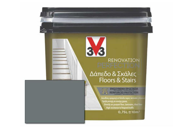 Εικόνα της V33 Χρώμα Ανακαίνισης Renovation Perfection για Δάπεδα και Σκάλες Carbonate Σατινέ