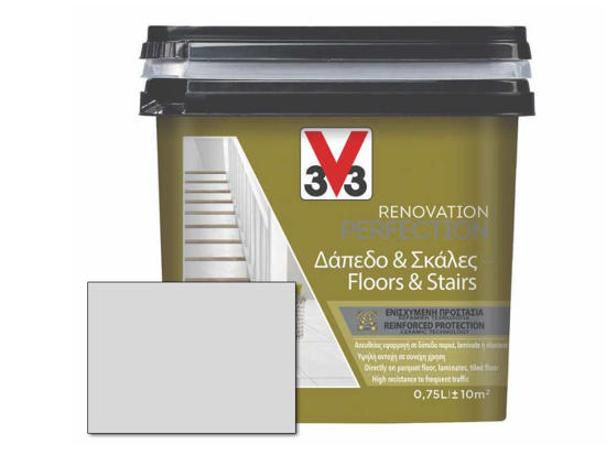 Εικόνα της V33 Χρώμα Ανακαίνισης Renovation Perfection για Δάπεδα και Σκάλες Feather Σατινέ
