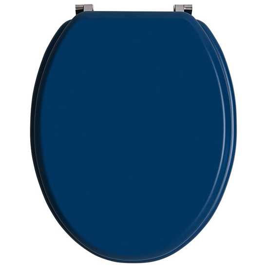 Εικόνα της Wirquin 16465 Καπάκι Λεκάνης Ξύλινο 41-43x37.5cm Blue Mat
