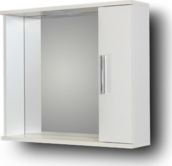 Εικόνα της ALON 65 cm καθρεπτης λευκός γυαλιστερός δεξιός
