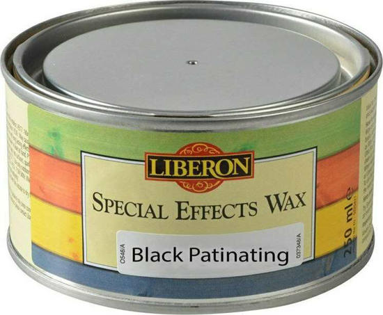 Εικόνα της Liberon Patinating Wax Κερί Μαύρο Σατινέ 250ml