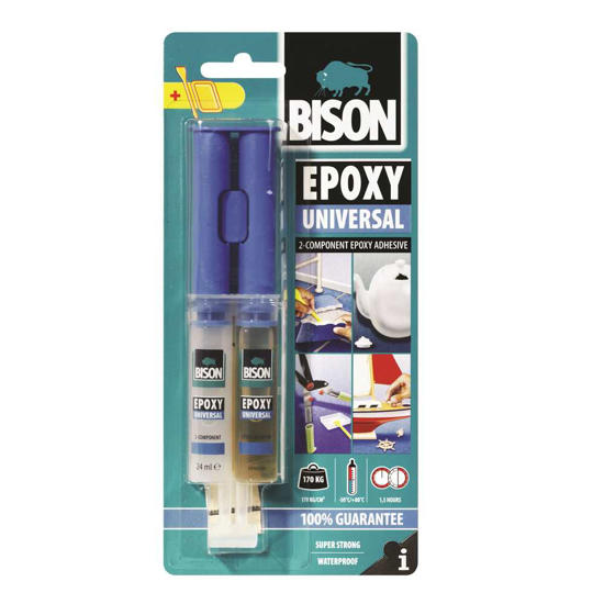 Εικόνα της Bison Universal Εποξική Κόλλα 2 Συστατικών 24ml