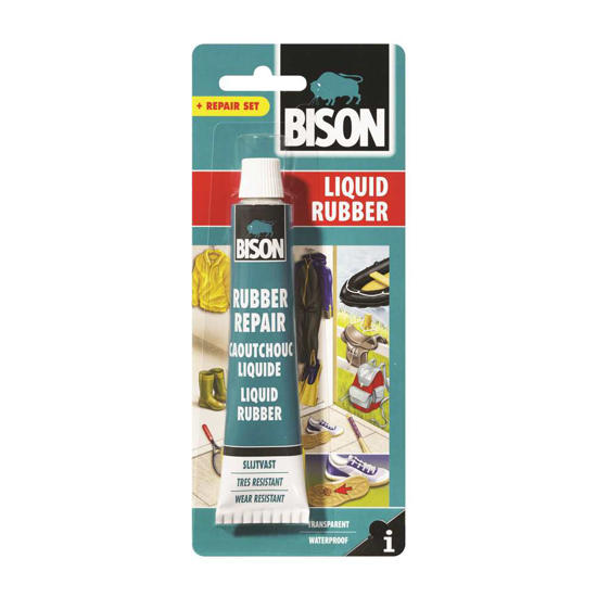 Εικόνα της Bison Liquid Rubber Υγρό Κόλλας Πλαστικών Διάφανη 50ml