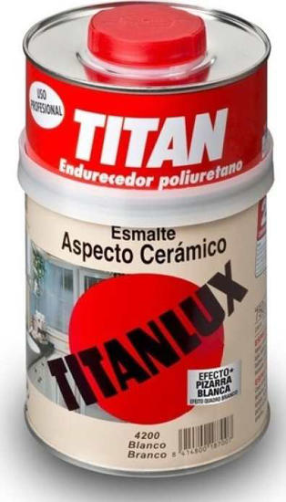 Εικόνα της Titanlux Σμάλτο Ανακαίνισης Των Ειδών Υγιεινής Γυαλιστερό 2 Συστατικών 750ml 4200