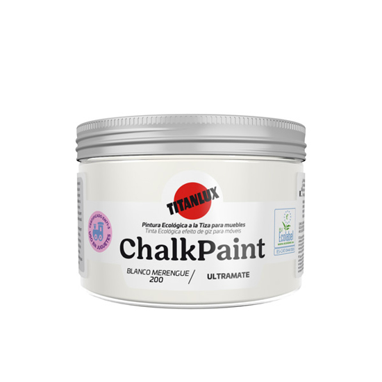 Εικόνα της Titanlux Chalk Paint Χρώμα Κιμωλίας 200 Blanco 150ml