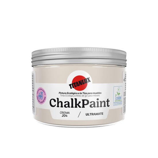 Εικόνα της Titanlux Chalk Paint Χρώμα Κιμωλίας 204 Crema Boogie