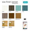 Εικόνα της Polyvine Wax Finish Ακρυλικό Βερνίκι Κρούστας με Όψη Κεριού για Ξύλινες Επιφάνειες