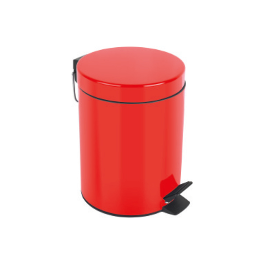 Εικόνα της Spirella Sydney Μεταλλικό Χαρτοδοχείο 5lt - 16390 Red Φ20x27cm
