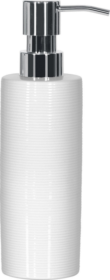 Εικόνα της Spirella Tube Ribbed Dispenser - 18231 White
