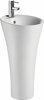Εικόνα της Karag Vendome Νιπτήρας Δαπέδου Πορσελάνης 45.5x45.5cm Λευκός