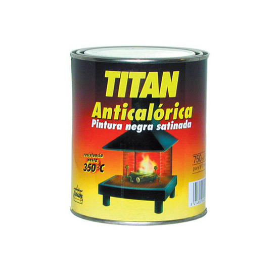 Εικόνα της Titan Anticalorica Χρώμα Υψηλής Θερμοκρασίας Μαύρο - Anticalorica Negra Σατινέ