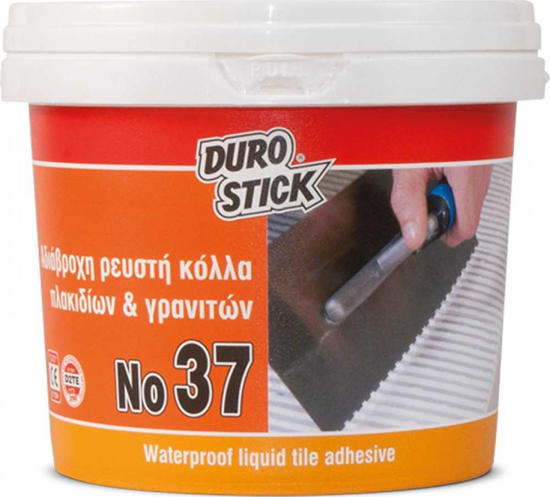 Εικόνα της Durostick No37 Αδιάβροχη Ρευστή Κόλλα Πλακιδίων 1kg