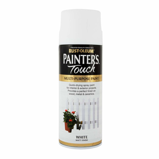 Εικόνα της RustOleum Painter's Touch Σπρέι Λευκό Ματ 400ml