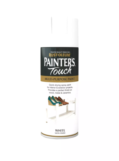 Εικόνα της RustOleum Painter's Touch Σπρέι Λευκό Σατινέ 400ml