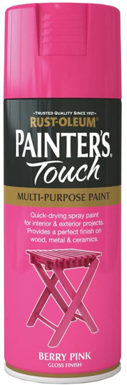 Εικόνα της RustOleum Painter's Touch Σπρέι Berry Pink Gloss 400ml