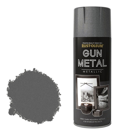 Εικόνα της RustOleum Σπρέι Βαφής με Μεταλλικό Εφέ Metallic Gun Metal 400ml