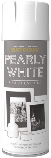 Εικόνα της Pearly Σπρέι βαφής λευκό 400ml