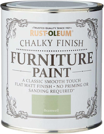 Εικόνα της Rust-Oleum Chalky Finish Furniture Paint Χρώμα Κιμωλίας Επίπλων Bramwell Matt