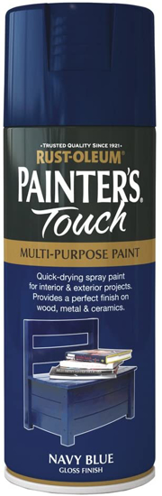 Εικόνα της RustOleum Painter's Touch Σπρέι Navy Mπλε Γυαλιστερό 400ml