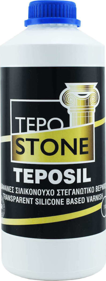 Εικόνα της Tepostone Teposil Διαφανές Σιλικονούχο Στεγανωτικό Βερνίκι Ματ 1lt
