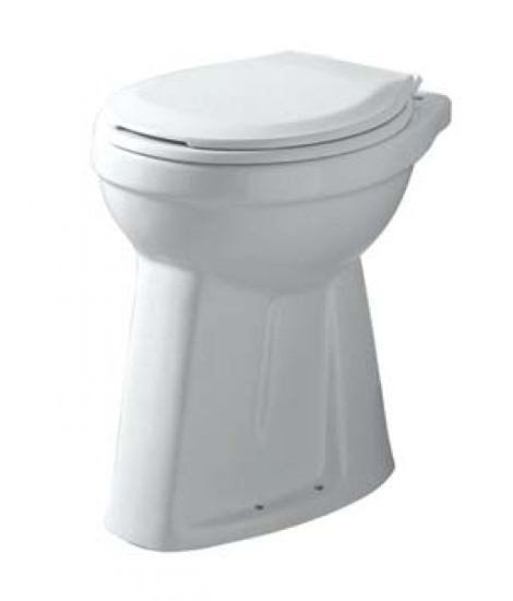 Picture of Λεκάνη τουαλέτας ΑΜΕΑ ALUTRA με κάλλυμα υψηλής πιέσεως πισωσίφωνη 47cm
