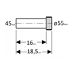 Εικόνα της Geberit Σετ Σύνδεσης Παροχής 152.434.16.1