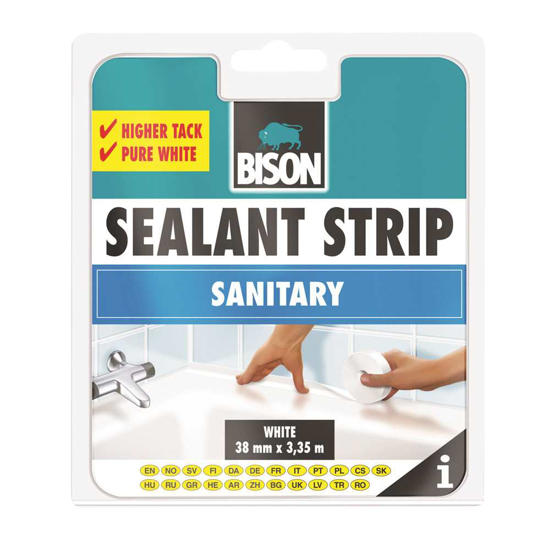 Εικόνα της SEALANT STRIP ΜΠΑΝΙΟΥ 38ΜΜ Χ 3,35Μ ΛΕΥΚΗ