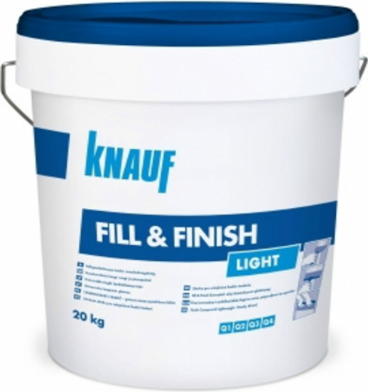 Εικόνα της Knauf Fill and Finish Ετοιμόχρηστο Υλικό Γεμίσματος και Σπατουλαρίσματος 20kg