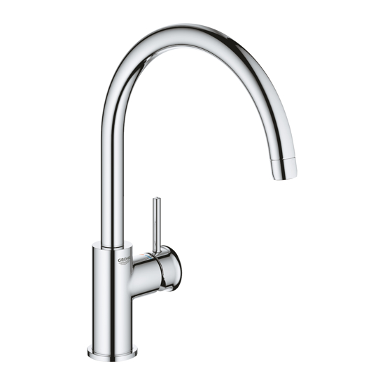 Εικόνα της Grohe GROHE BauClassic Μίξερ Νεροχύτη μονού μοχλού 1/2"