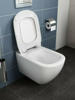 Εικόνα της Ideal Standard Tesi II Aquablade Λεκάνη Κρεμαστή με Slim Κάλυμμα Λευκή